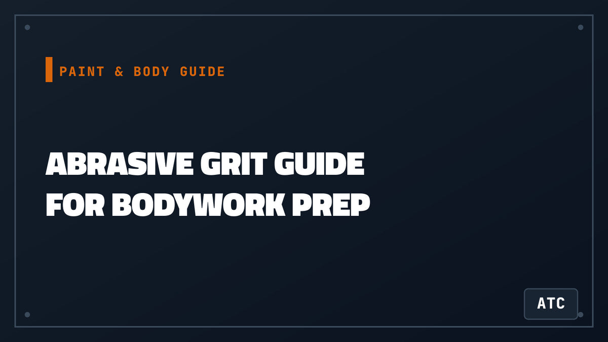 abrasive grit guide for bodywork preparation
