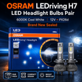 OSRAM LEDriving H7 LED Headlight Bulbs - Pair