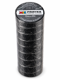 Partex ITR-1 Black PVC Insulation Tape – Pack of 10 (19mm x 20m)