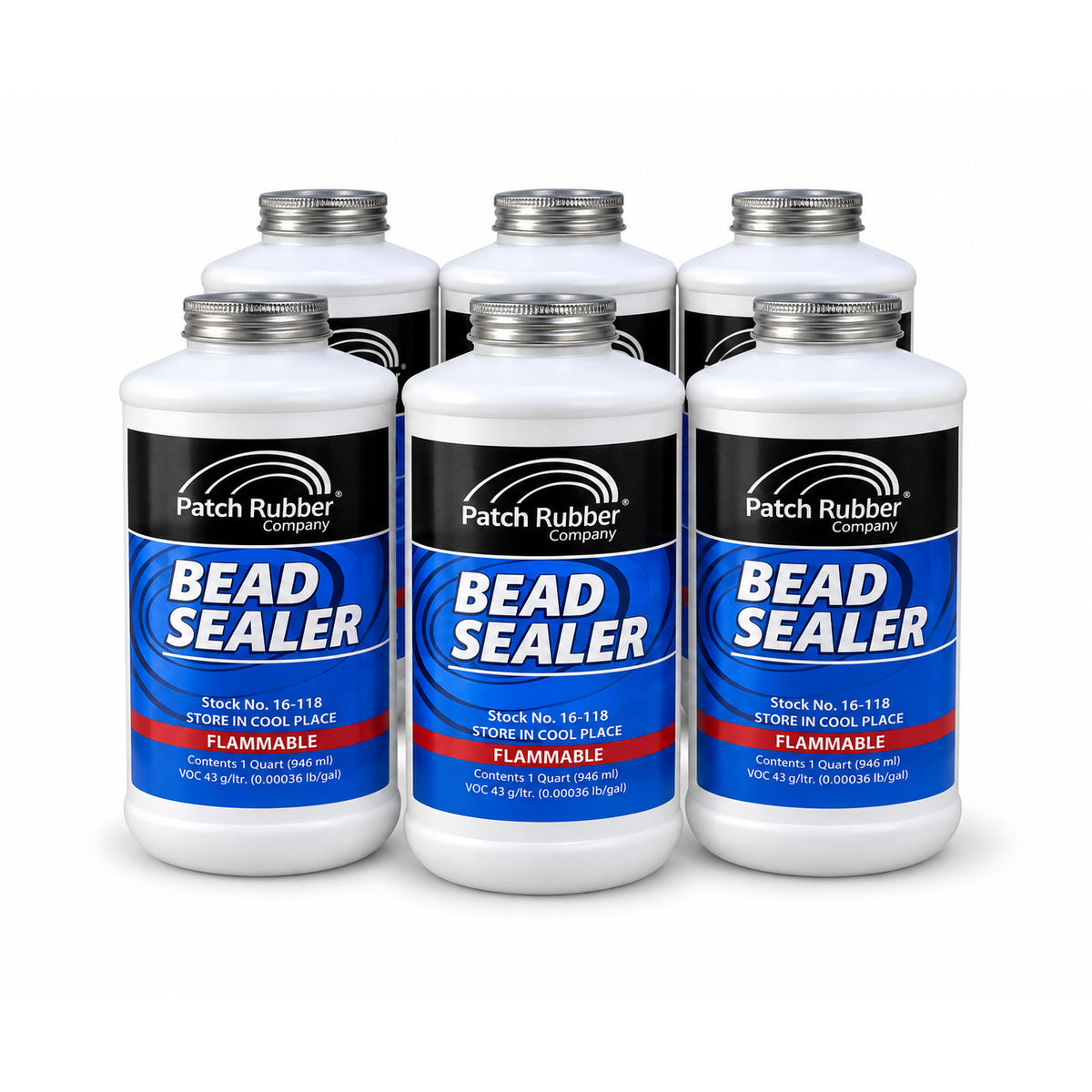 Patch Rubber Bead Sealer 946ml - Pack of 6