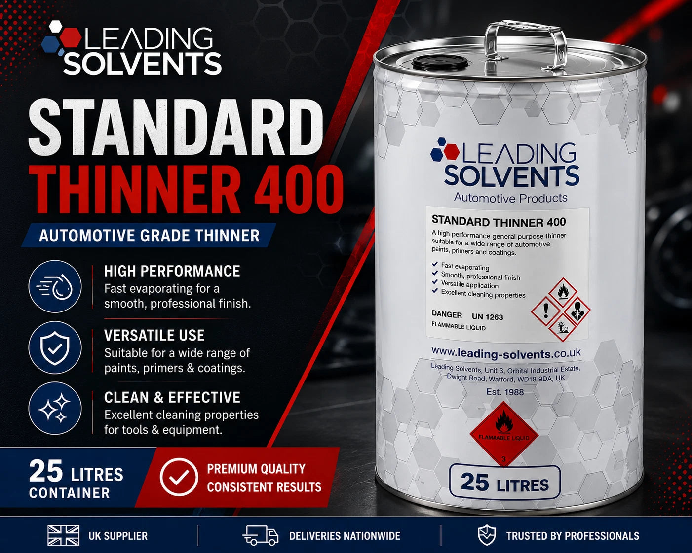 Standard Thinner 400 25L – Automotive Grade Paint Thinner