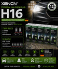 XENCN H16 Halogen Headlight Bulbs – German Technology | 2 & 10 Pack