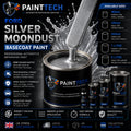 Ford Moondust Silver Touch Up Paint – Custom Mixed Basecoat 100ml–1L